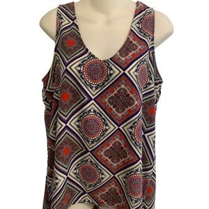 Ladies size Large Gorgeous Spring Summer Top Sleeveless by Caramela